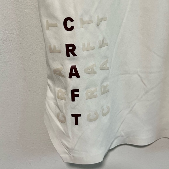 Craft Off-White Performance Tee - Men’s Size Medium - Picture 5 of 15